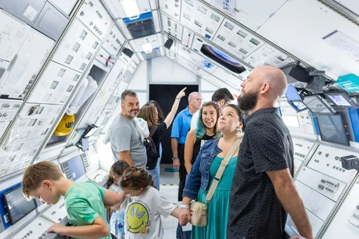 Journey to space, enter a spacecraft, and become an astronaut at the new Frost Science Museum exhibition.
Itâs an adventure for the whole family, featuring a giant sphere that houses the planetarium dome, where you are literally transported to space, and an aquarium with sharks.