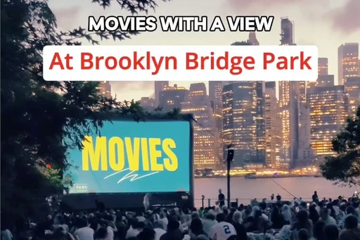 Movies with a view at Brooklyn Bridge Park returns on Thursday, July 11th.
The free outdoor movie series will be shown every Thursday through August 29th at the Pier 1 Harbor view lawn.
Lawn opens at 5pm and the movies start at sundown (around 8.30pm). Guests can bring their own picnic blankets, but chairs and dogs are not permitted on the lawn.
The last movie of the season on Thursday, August 29 will be a public choice selection. The public is invited to vote for their favorite movie, from three iconic titles: Spy Kids, Teenage Mutant Ninja Turtles: Mutant Mayhem, or School of Rock.
Voting will be open in early August at the brooklynbridgepark.org page.