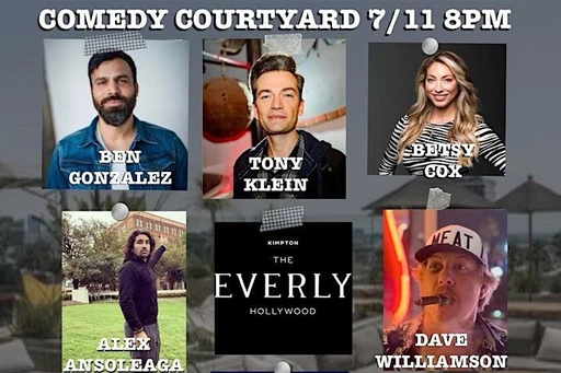 Join us for a night of laughter at the Comedy Courtyard!