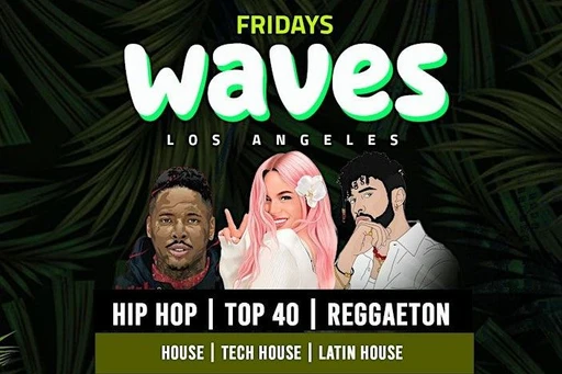 Let's Party at Waves - Rooftop Club at Harbor House DTLA! 🎉🌃