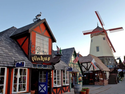 If this looks like Europe to you, you’re not the only one. But it’s actually in California, and it’s worth a special trip.
This is a Danish-inspired town in Santa Barbara County, and it’s a fun place to explore, shop, and eat. It’s a great stop on a road trip between Los Angeles and San Francisco, too.
Solvang is a sun-soaked slice of Danish culture in the Santa Ynez Valley, where California wine cellars mix with European bakeries and shops. It's where you can drink, dine and shop like a Dane without ever leaving the California sunshine.