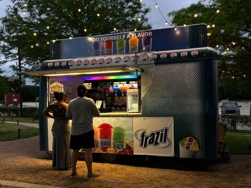Such a cute summer date idea! 🍿
Coyote Drive-In is a drive-in movie theater in Fort Worth that’s open every day of the week! I used to love going to the drive-in as a kid and this date definitely gave me nostalgia! 🎥
This theater was cool because they had plenty of games and activities to do before your movie! They had video games, corn hole, connect 4, etc. Plus tons of snacks to enjoy during the movie! 🥨
Tickets are $10 per person and $6 per person on Wednesdays (new movies are excluded from this deal just an fyi). Bring your pillows and blankets or set up some chairs outside and enjoy! ☀️