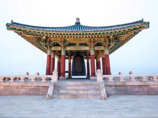 Experience a Stunning Sunset at the Korean Bell of Friendship!