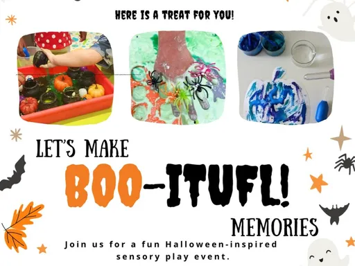 Join Us for a Boo-tiful Sensory Play Event This Halloween! 🎉👻