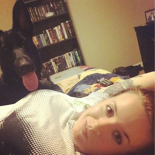 just got back from work guys, so tired, my dog has been sniffing all around me🥵😪

how do i look guys 💗❤️