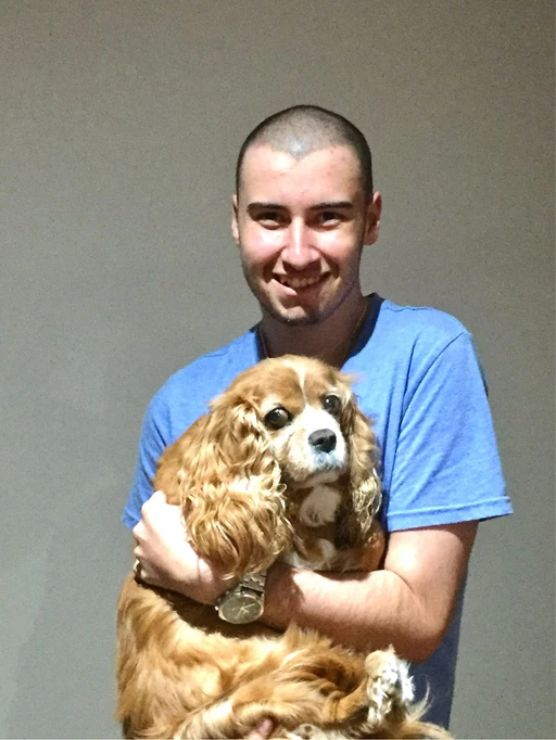 Me with my dads dog 🐶