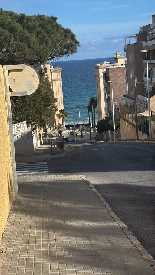 The most beautiful atmosphere is when you are in Spain, alone on the beach