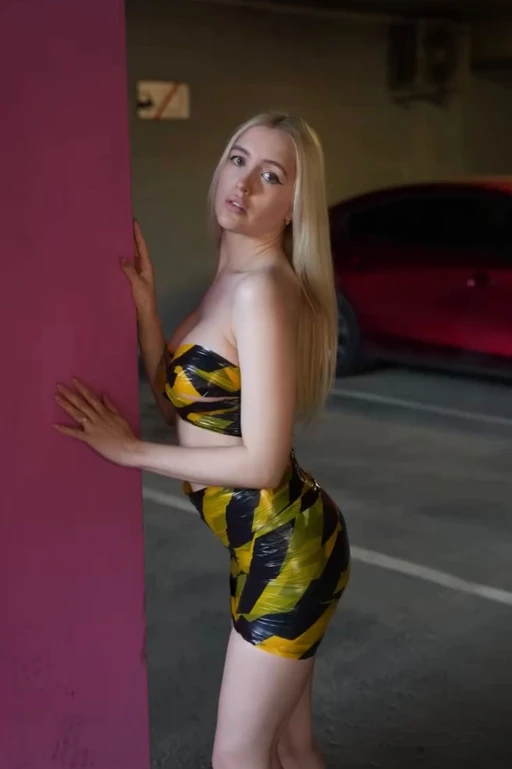 How do you like my new sexy dress? By the way, I've made it myself..