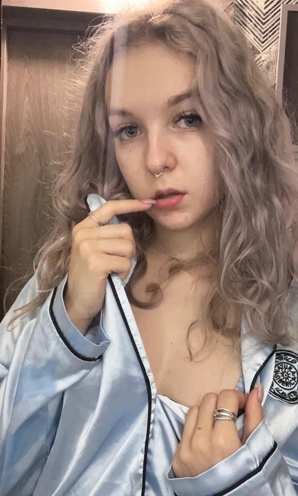 Feeling cozy in this shirt 😏💭 care to find out more...?