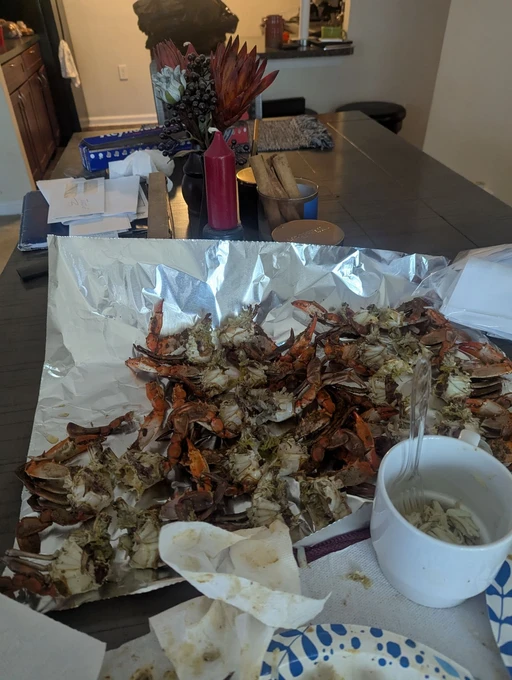 eating crab today