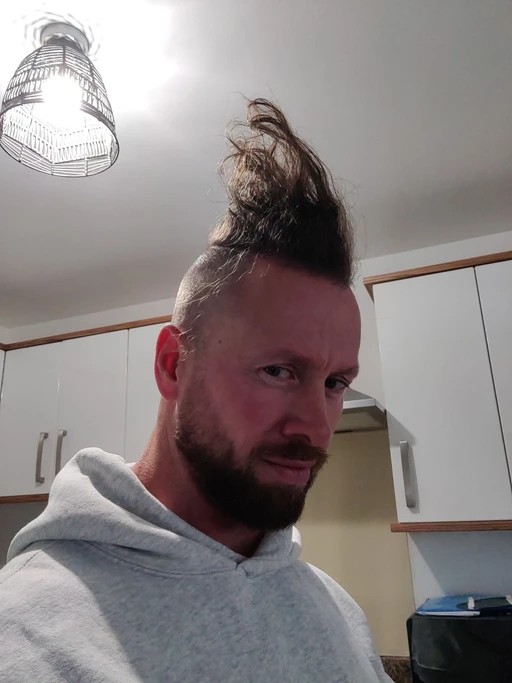 Does the cockatiel look suit me at 49 ? 😂