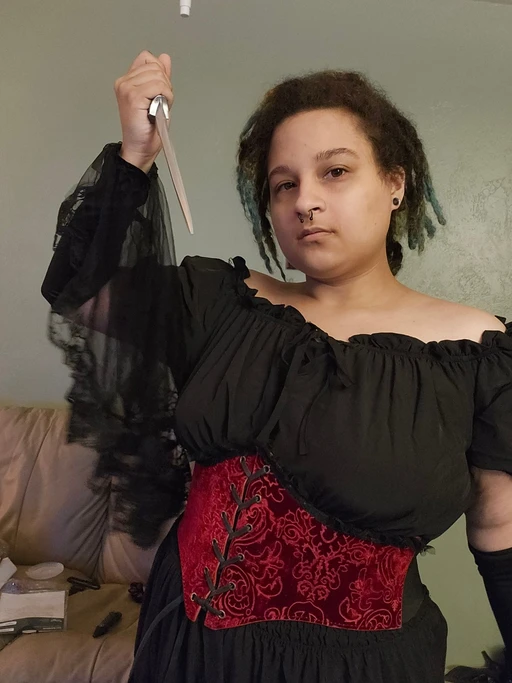 Hello world! Here's part of my Halloween costume haha
