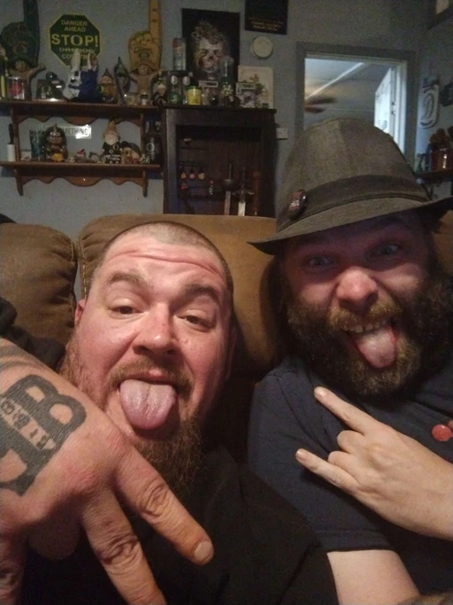 brother and I having drinks tonight wife will be home soon