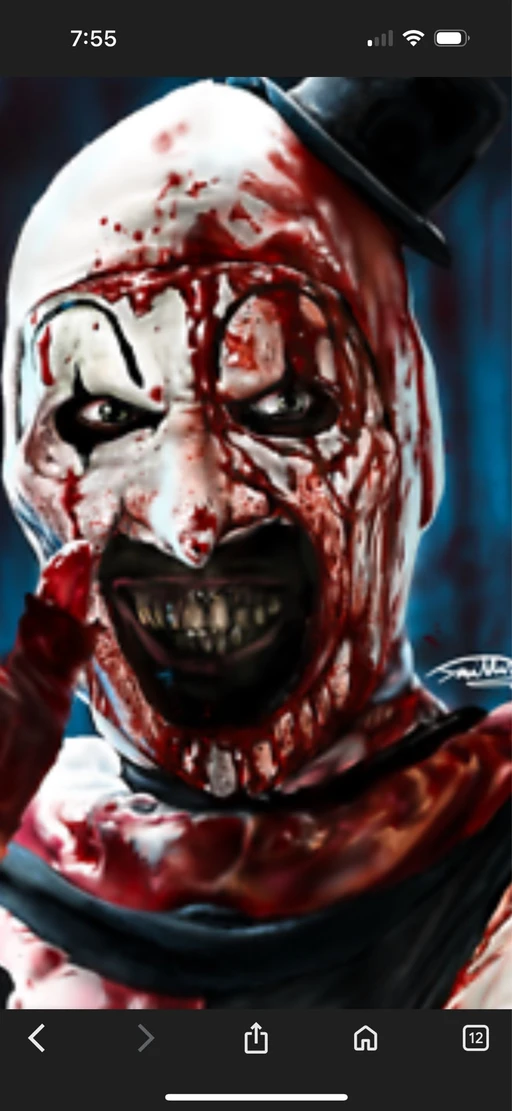 My boy Art the clown canโt wait for Halloween