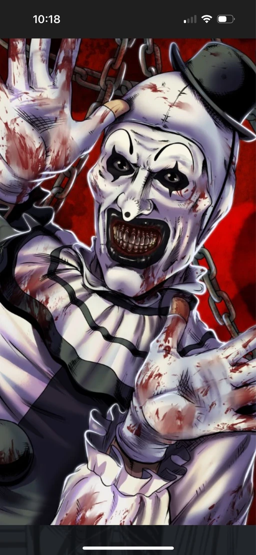 My boy Art just clowning around straight up demon time I’m making a Halloween man cave with nothing Halloween themed stuff it’s gonna be legendary it’s gonna take about 8 months to make when fully done
