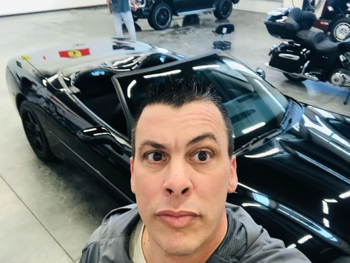Taking the old Vet out solo like always weather is not that good but still nice enough to ride with the top down