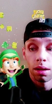 that looks like I know I finally found the beginning of a rainbow ( for those that don't know when you see a rainbow in the sky you'll never find the beginning or ending) get there and it's not the chick of my dreams that was my future forever. it's this clover juggling leprechaun talking bout watch this.. lol watch this? lol 4 leaf 3 leaf 2 leaf no leaf clover doesn't matter .. now where is she or my pot of gold.. lol I'm retarded gnight everyone..