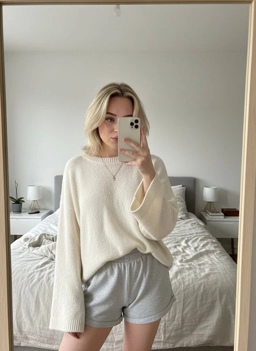 👀 Guess what I’m wearing under this sweater?
Spoiler: just good intentions and a little bit of sass.