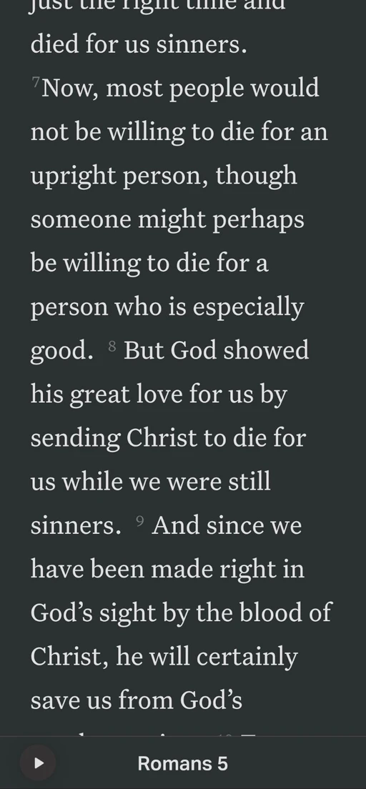 Did anyone ever here read the Bible