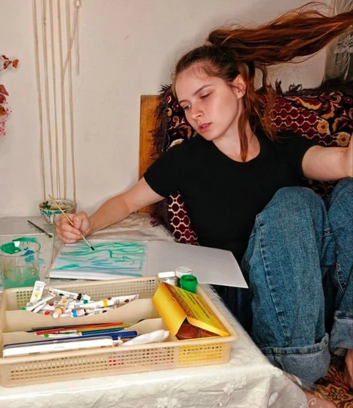 What subjects did you like at school? I liked drawing, and I also loved literature.