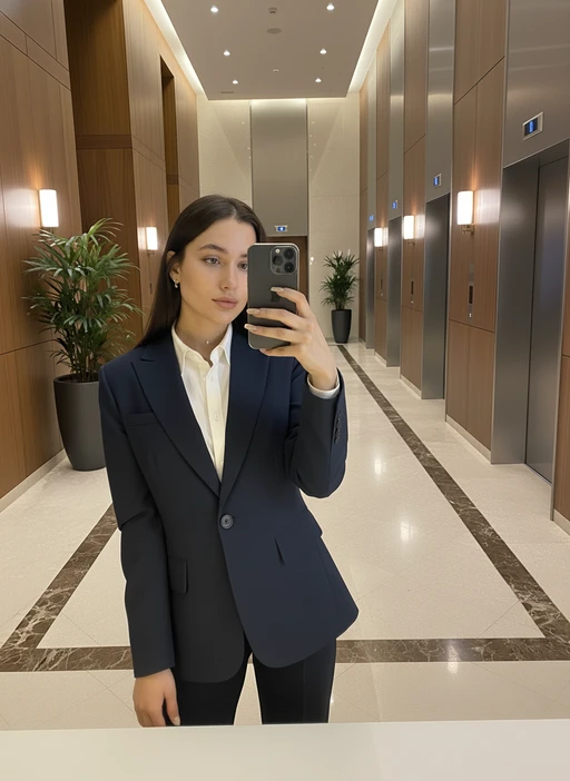 Do you like girls in formal business suits?😎