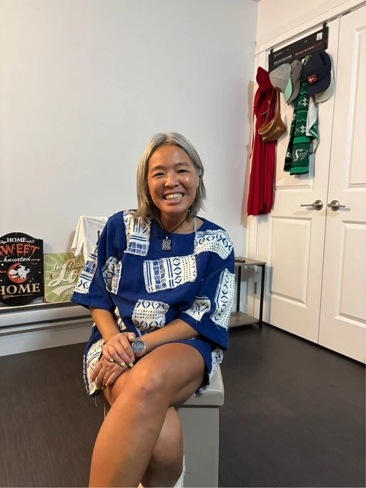 First time in traditional African outfit
I love this blue so much.