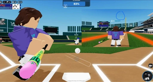 Outstanding home run in Roblox
