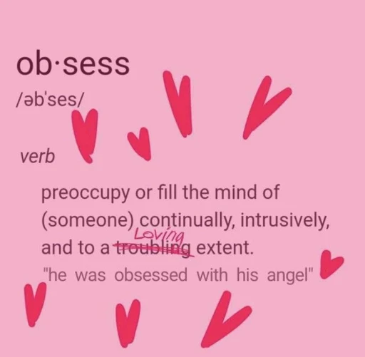 Obsess over me