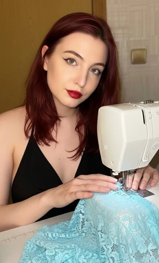 Spent the afternoon sewing a delicate lace piece… couldn’t stop imagining how it would feel. Do you ever get lost in thoughts like that?